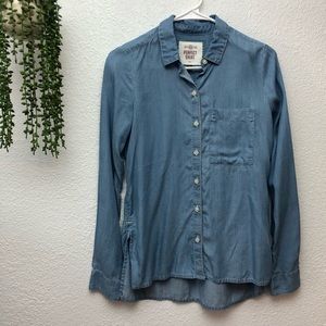 Relaxed Jean button down shirt